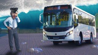 SIMULADOR de ÔNIBUS mas tem TSUNAMIS e TERREMOTOS! Bus World