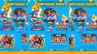 ( LIVE ) NEW MANAHADAP FT MAMA LELA FULL TEAM | BIRTHDAY PARTY GIBRAN (8th) & GHANDI (1st)