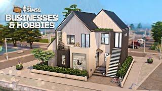 Scandinavian House with Pottery/Art studio & Shop | The Sims 4 Bussineses & Hobbies Speed Build