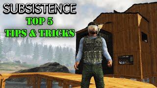 Top 5 Beginner Tips for Subsistence - Part 1