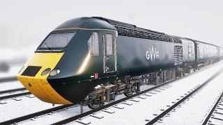 ЗИМНИЙ ЭКСПРЕСС! СКОРОСТНОЙ ДИЗЕЛЬ-ПОЕЗД HST CLASS 43 - TRAIN SIM WORLD: GREAT WESTERN EXPRESS