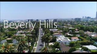 Buzzing the Palm Trees, Flying Over Beverly Hills...DJI Phantom IV 4K Drone