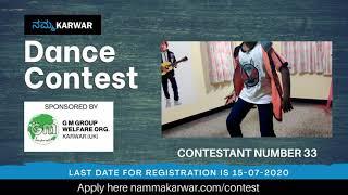 Contestant no. 33 Hrushikesh Krishnanand Bandekar | Namma Karwar Dance Contest 2020