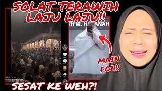 VIRAL SOLAT TERAWIH LAJU LAJU‼️ SAMBIL MAIN FON?! SESAT KE WEH?!