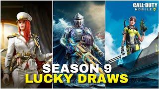 Season 9 All Lucky Draws COD Mobile - Legendary Guns and Charactes in CODM New Update