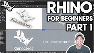 Getting Started with Rhino Part 1 - BEGINNERS START HERE!