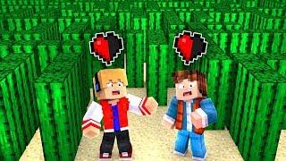 VOCÊ CONSEGUE ESCAPAR DESSE LABIRINTO DE CACTOS COM MEIO CORAÇÃO NO MINECRAFT?