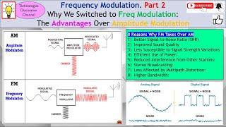 FM Part 2. Why Frequency Modulation (FM) is Superior: Key Advantages Over Amplitude Modulation (AM).