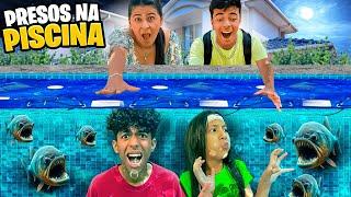 FICAMOS PRESOS DENTRO DA PISCINA COM BICHOS E NÃO CONSEGUIMOS SAIR!! *oque iremos fazer?