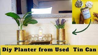 How to make Diy Plant pots from Tin Cans | Upcycle your Rubbish | Diy Crafts | make Amazing planters