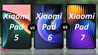 Xiaomi Pad 5 vs Xiaomi Pad 6 vs Xiaomi Pad 7 THE ULTIMATE Tablet Showdown