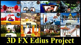 2022 New 3D Edius Project || Edius 7.8.9.X || New 3D FX