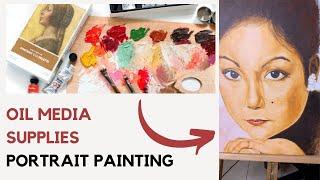 ESSENTIAL OIL MEDIA SUPPLIES FOR PORTRAIT PAINTING | 2 oil painting supplies you need #short