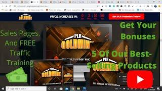 PLR GoldMine Review & Bonuses - Giving You 5 Of Our Best-Selling Products