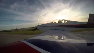 Evening Flight in a Van's RV-7A