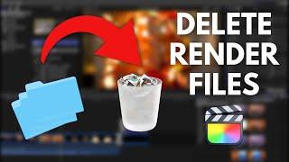 How to DELETE Render Files and Save Space! || Final Cut Pro X (FCPX)