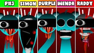 Incredibox Sprunki: Phase 3 But Everyone Is Durple VS But Everyone Is Wenda VS Simon VS Raddy