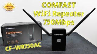 Comfast 750Mbps WiFi Repeater Review (Model CF-WR750AC) 