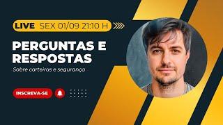 LIVE #209 - Perguntas sobre Carteiras e Segurança nas Criptomoedas