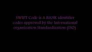 Bank Swift Code Means