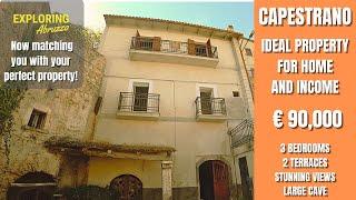 Bargain House Stunning views, Capestrano, Abruzzo, Italy, Exploring Abruzzo - Virtual Property Tour