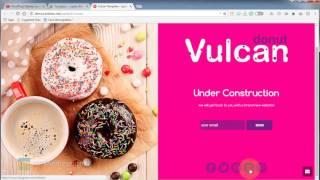 [Vulcan donut] Under Construction wordpress Theme by jupiter