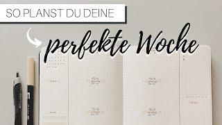 PERFEKTE WOCHENPLANUNG: In 7 Schritten Deine Woche richtig planen | Plan with me