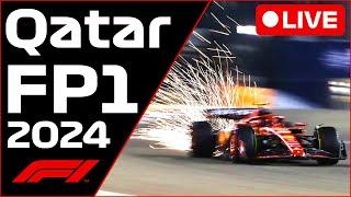 F1 LIVE - Qatar GP FP1 - Commentary + Live Timing