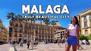 Malaga City Spain Truly Beautiful City May 2024 Update Malagueta Beach Costa del Sol | Andalucía 4K