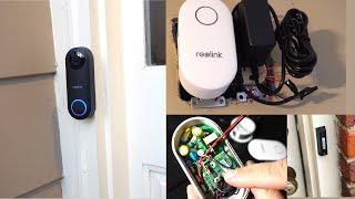 Reolink WiFi Video Doorbell - Hacking a 2nd Back Door Button and Hiding the Ringer