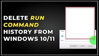 Delete Run Command history from Windows 10/11  (#quicktip)