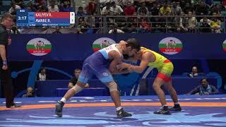 1/4 FS - 61 kg: R. KALIYEV (KAZ) v. R. AWARE (IND)