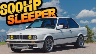 800WHP SLEEPER 2JZ BMW E30! INSANE Power to Weight (Garage Build Breakdown)