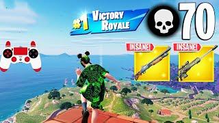 70 Elimination Solo Vs Squads Gameplay Wins (Fortnite Chapter 5 Season 2 PS4 Controller)