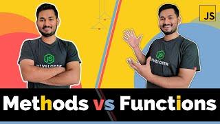 Difference between Methods and Functions in JavaScript | The Complete JavaScript Course | Ep.39