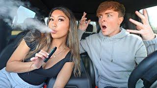 VAPE PRANK ON MY BOYFRIEND!