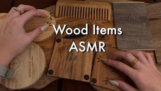 ASMR Tapping & Scratching On Wooden Objects🪵 No Talking