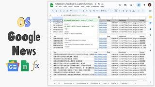 Import Google News to Google Sheets with OS_GOOGLE_NEWS