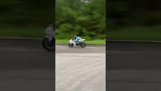 Riding the 400 in the parking lot