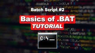 How to create batch file, subroutine, echo, pause, goto command | Batch Script #2