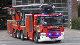 [Antwerps grootste voertuig] elevator en commandowagen Brandweer Antwerpen Post Norderlaan