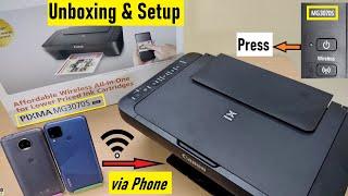 Canon Pixma MG3070s All-in-One Wireless (Wi-Fi) Printer Unboxing - Best for Home & Office (Hindi)