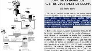 Disolventes en aceites comestibles