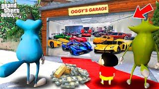 Oggy And Jack Found Secret Supercars Garage Inside Oggy's House in Gta 5