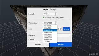 ReCap Tutorial - Export an image file