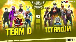 Team D vs Titanium | Top CS squads Showing Their Class  Garena Free Fire
