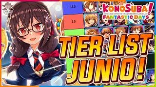 ¡Los Personajes Mas Poderosos! [Tier List de Junio!] KonoSuba: Fantastic Days [GL]