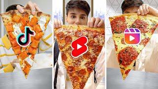 I Ate The Same Food From TikTok vs. Reels vs. Shorts Recommendations