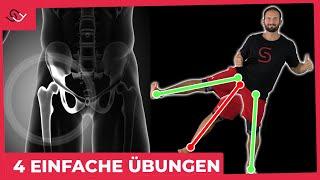 Hüfte öffnen für Anfänger - Mach diese 4 einfachen Übungen