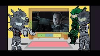 Blue team react to master chief joins the fight and lore  accurate halo 4 scene by halo follower